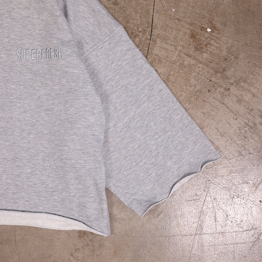 Short Sleeve Crewneck Sweatshirts (H-Grey)