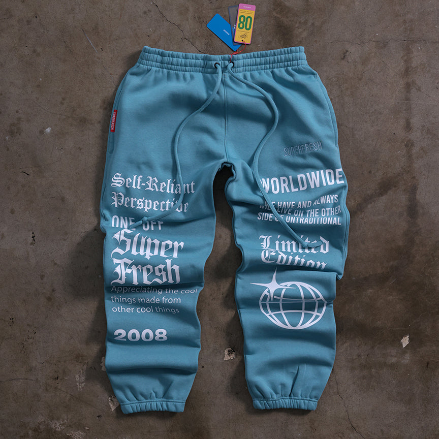 All Weather Sweatpants Baggy (Aqua Blue)