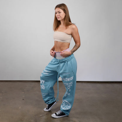 All Weather Sweatpants Baggy (Aqua Blue)