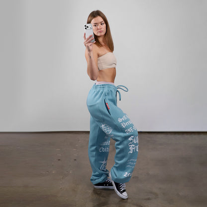 All Weather Sweatpants Baggy (Aqua Blue)