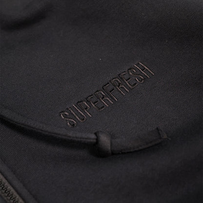 Short Sleeve Hoodies (Black)