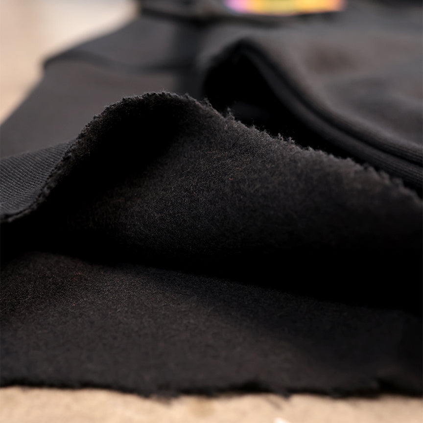 Short Sleeve Hoodies (Black)