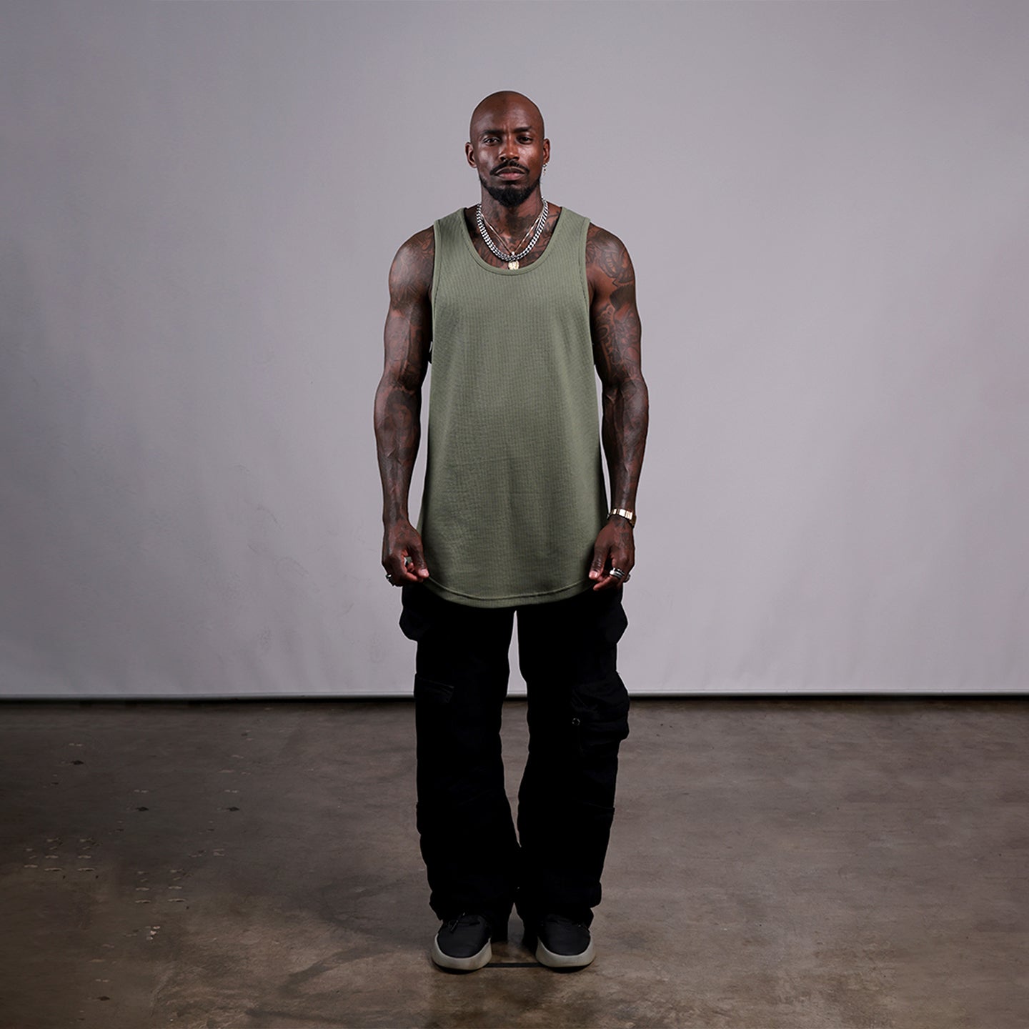 Tank Top Men (Olive Green)