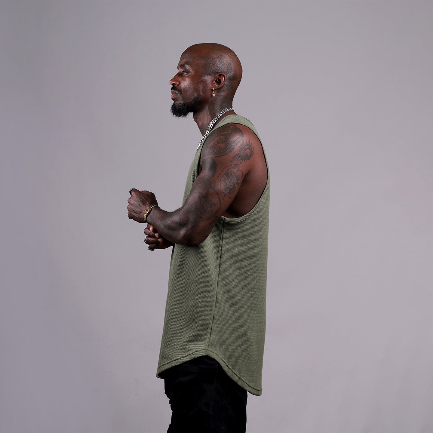 Tank Top Men (Olive Green)