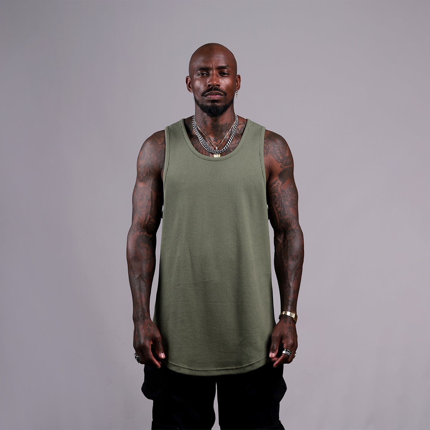 Tank Top Men (Olive Green)
